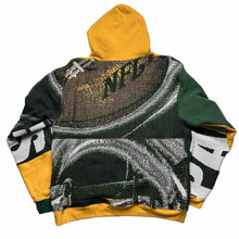 Load image into Gallery viewer, Reworked Green Bay Packets Tapestry Hoodie [M]