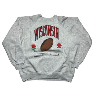 Vintage Wisconson Badgers 1994 Rose Bowl Champion Crewneck [M]