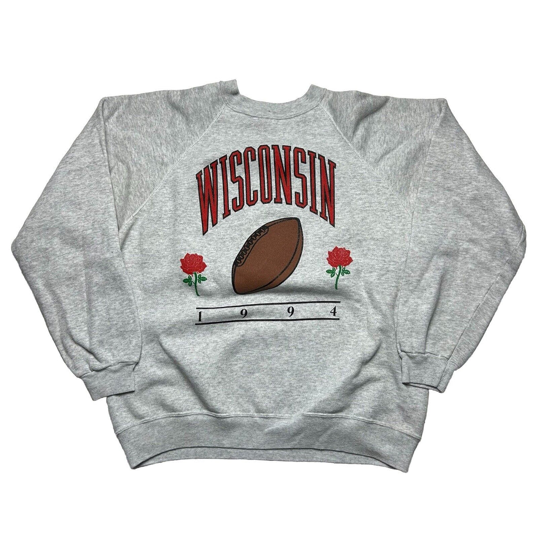 Vintage Wisconson Badgers 1994 Rose Bowl Champion Crewneck [M]