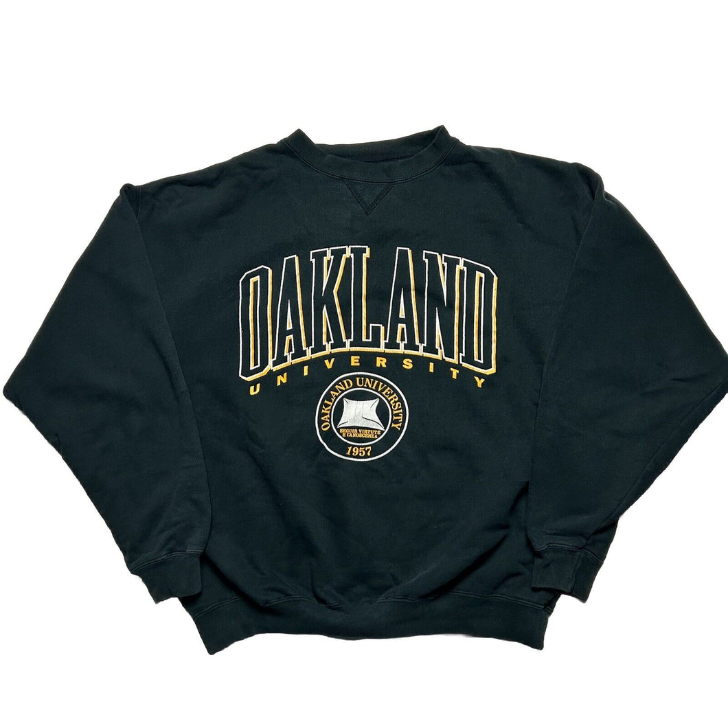 Vintage Oakland University Golden Grizzlies Crewneck [XL]