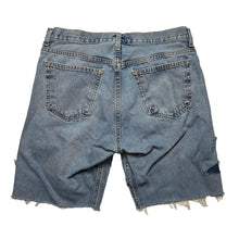 Load image into Gallery viewer, Reworked Denim Star Jorts - Light Wash #2 [34]