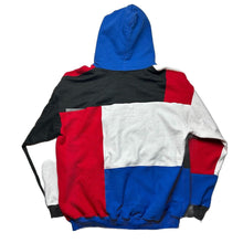 Load image into Gallery viewer, Reworked Toronto Blue Jays Patchwork Hoodie [L]