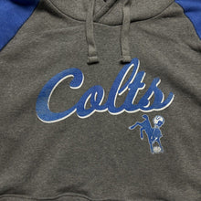 Load image into Gallery viewer, Reworked Indianapolis Colts Crop Hoodie [L]