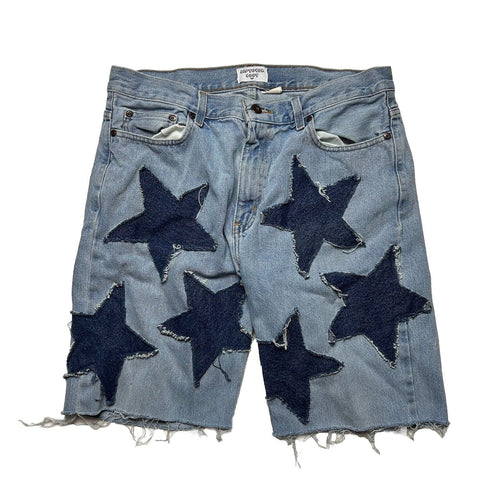 Reworked Denim Star Jorts - Light Wash #3 [34]