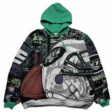 Load image into Gallery viewer, Reworked New York Jets Tapestry Hoodie [XL]