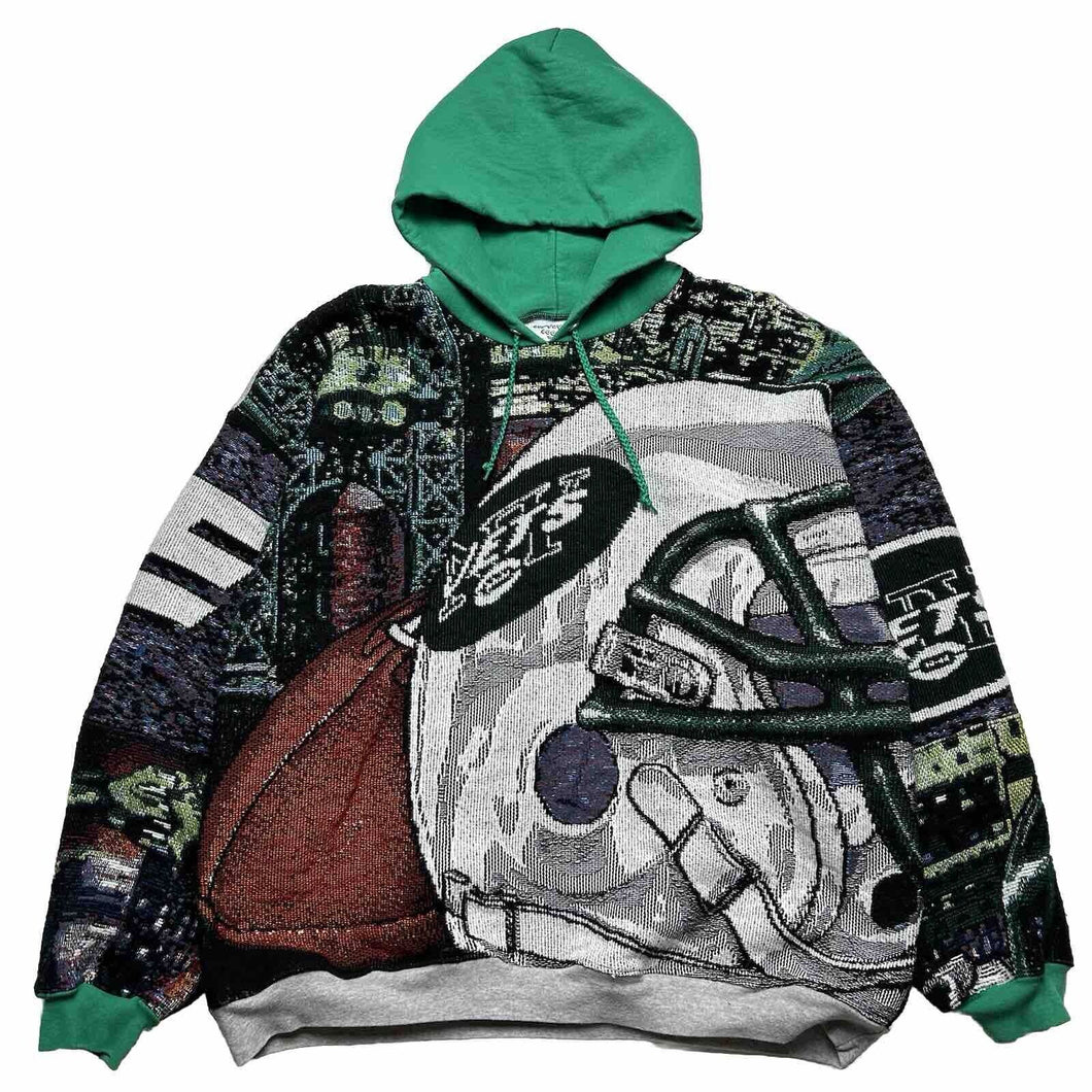 Reworked New York Jets Tapestry Hoodie [XL]