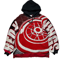 Load image into Gallery viewer, Reworked Detroit Red Wings Tapestry Blanket Hoodie Tapestry [M]