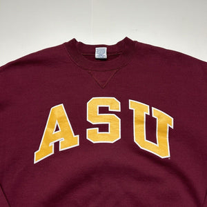 Vintage Arizona State University Sun Devils Block Letter Crewneck [L]