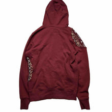 Load image into Gallery viewer, Custom Arizona Cardinals Cutout Patchwork Hoodie Maroon Sz Small