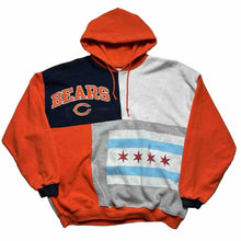 Load image into Gallery viewer, Reworked Chicago Bears Patchwork Hoodie [XL]