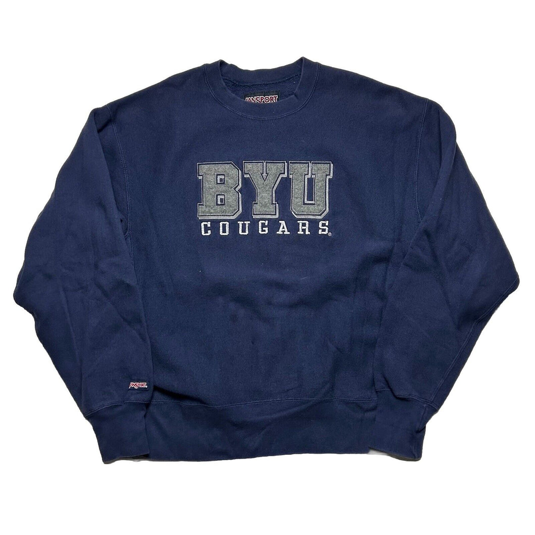 Vintage Brigham Young University BYU Cougars Crewneck [XL]