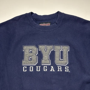 Vintage Brigham Young University BYU Cougars Crewneck [XL]