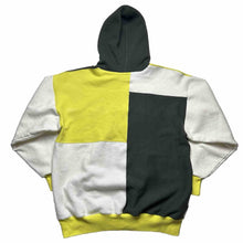 Load image into Gallery viewer, Reworked Nike Patchwork Hoodie - Green/White [L]