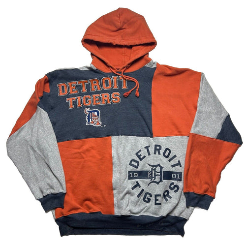 Reworked Detroit Tigers Patchwork Hoodie (XL)