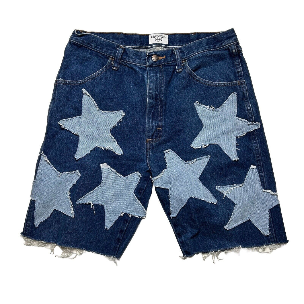 Reworked Denim Star Jorts - Dark Wash #1 [34]