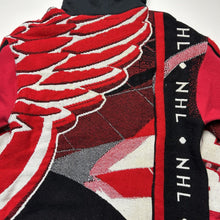 Load image into Gallery viewer, Reworked Detroit Red Wings Tapestry Blanket Hoodie Tapestry [M]