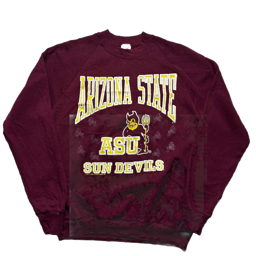 Vintage Arizona State University Sun Devils Graphic Crewneck [M]