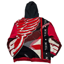 Load image into Gallery viewer, Reworked Detroit Red Wings Tapestry Blanket Hoodie Tapestry [M]