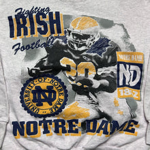 Load image into Gallery viewer, Vintage University of Notre Dame Fighting Irish Crewneck Gray [S]