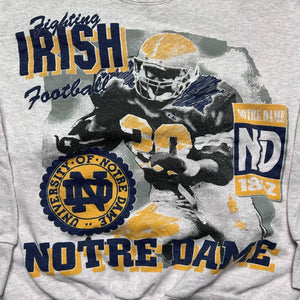 Vintage University of Notre Dame Fighting Irish Crewneck Gray [S]