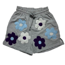 Load image into Gallery viewer, Reworked Flower Power Sweatshorts - Gray [S]