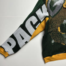 Load image into Gallery viewer, Reworked Green Bay Packets Tapestry Hoodie [M]