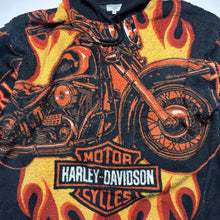 Load image into Gallery viewer, Reworked Harley-Davidson Motorcycles Blanket Hoodie (XL/XXL)