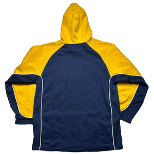 Y2K University of Michigan Wolverines Center Swoosh Hoodie [XL]