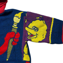 Load image into Gallery viewer, Reworked Elmo and Friends Sesame Street Tapestry Blanket Hoodie (L)