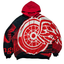 Load image into Gallery viewer, Reworked Detroit Red Wings Blanket Hoodie (XL)