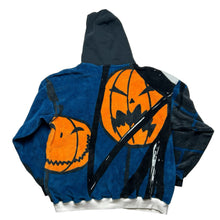 Load image into Gallery viewer, Reworked Nightmare Before Christmas Jack Skellington Blanket Hoodie (L)