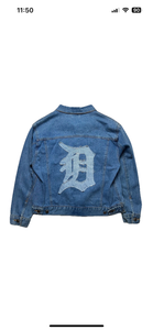 Reworked Detroit Tigers Denim Jacket (M)