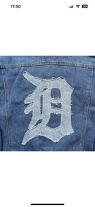 Reworked Detroit Tigers Denim Jacket (M)