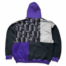 Load image into Gallery viewer, Nike Reworked Purple Patchwork Hoodie [XL]