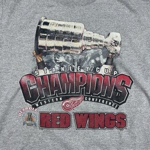 Vintage Detroit Red Wings 1997 NHL Stanley Cup Champions T-Shirt (XL)