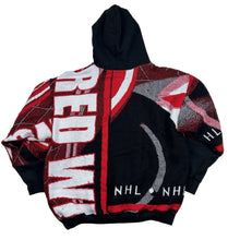 Load image into Gallery viewer, Reworked Detroit Red Wings Blanket Hoodie (L)