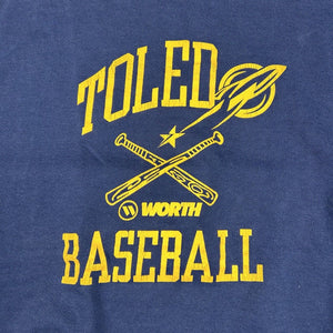 Vintage 90s University of Toledo Rockets Baseball Crewneck Sweatshirt (XL)
