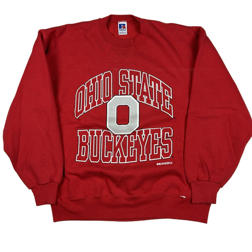 Vintage Ohio State University Buckeyes Crewneck Sweatshirt Russell Athletic (L)