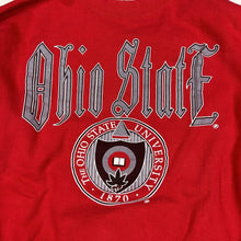Load image into Gallery viewer, Vintage Ohio State University Buckeyes Crewneck Sweatshirt Old English Text (L)