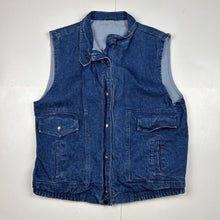 Load image into Gallery viewer, Vintage Button Up Denim Vest (L)