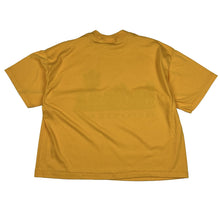Load image into Gallery viewer, Vintage Indiana University Hoosiers Graphic T-Shirt Yellow Crop Boxy Fit (XL)