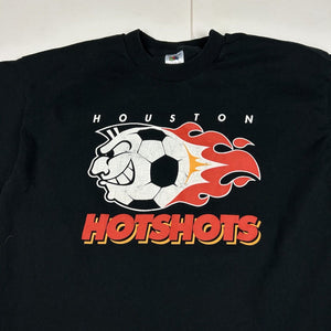Vintage 90s Houston Hotshots Soccer T-Shirt (XL)