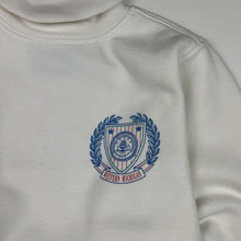 Load image into Gallery viewer, Vintage Western Michigan University Broncos White Turtleneck Sweatshirt Sz Small