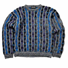 Load image into Gallery viewer, Vintage Coogi-Style Textured Crewneck Sweater [L]