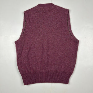Vintage Pink Argyle Sweater Vest [M]