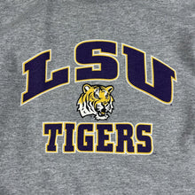 Load image into Gallery viewer, Y2K Louisiana State University LSU Tigers Crewneck Sweatshirt Gray Sz M