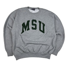 Load image into Gallery viewer, Y2K Michigan State University Spartans Crewneck Sweatshirt MSU Spell Out (XL)