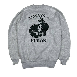 Vintage 80s Eastern Michigan University Always a Huron Crewneck Sweatshirt XL