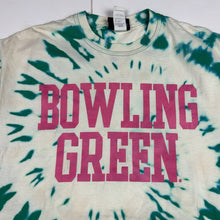 Load image into Gallery viewer, Custom Bowling Green University Falcons Tie Dye T-Shirt Block Letter Green/Pink