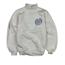 Load image into Gallery viewer, Vintage Western Michigan University Broncos White Turtleneck Sweatshirt Sz Small